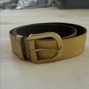 Women’s Amsterdam Heritage Metallic Textured Belt 100 l/xl